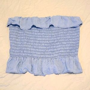 Candie's Jean Crop Top